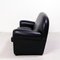 Black Leather Vanity Fair Sofa & Armchairs from Poltrona Frau, 2000s, Set of 3, Image 5