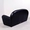 Black Leather Vanity Fair Sofa & Armchairs from Poltrona Frau, 2000s, Set of 3, Image 6