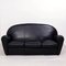 Black Leather Vanity Fair Sofa & Armchairs from Poltrona Frau, 2000s, Set of 3 3