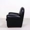 Black Leather Vanity Fair Sofa & Armchairs from Poltrona Frau, 2000s, Set of 3 11