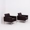 Set of Brown Leather Armchairs by Walter Knoll, 2000s 2