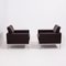 Brown Leather Armchairs by Walter Knoll, 2000s, Set of 2 3