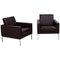 Set of Brown Leather Armchairs by Walter Knoll, 2000s 1