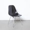 Black Fiberglass DSX Stacking Side Chair attributed to Charles & Ray Eames for Herman Miller, 1950s 1