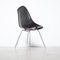 Black Fiberglass DSX Stacking Side Chair attributed to Charles & Ray Eames for Herman Miller, 1950s 20