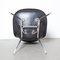 Black Fiberglass DSX Stacking Side Chair attributed to Charles & Ray Eames for Herman Miller, 1950s, Image 7