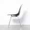 Black Fiberglass DSX Stacking Side Chair attributed to Charles & Ray Eames for Herman Miller, 1950s 3