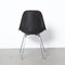 Black Fiberglass DSX Stacking Side Chair attributed to Charles & Ray Eames for Herman Miller, 1950s 4