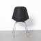 Sedia impilabile DSX in fibra di vetro nera attribuita a Charles & Ray Eames per Herman Miller, anni '50, Immagine 4