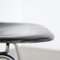 Sedia impilabile DSX in fibra di vetro nera attribuita a Charles & Ray Eames per Herman Miller, anni '50, Immagine 16