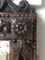 Antique Victorian Carved Oak Free Standing Mirror 8