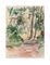 Forest Original Watercolor on Paper by R. Casanove, 1950s, Image 1