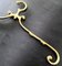 Italian Hollywood Regency Solid Brass Coat Hangers, 1980s, Set of 4, Image 5