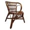 Mini silla infantil Hoop de bambú y ratán, años 60, Imagen 1