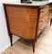 Italienisches Mid-Century Modern Sideboard aus Wurzelholz, Glas & Messing, 1950er 8