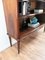 Mid-Century Italian Walnut, Glass Top & Brass 3-Shelf Open Bookcase, 1950s 6