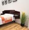 Mid-Century Modern Italian Bed Frame with Floating Nightstands, 1950s, Image 3