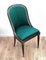 Vintage Italian Wood & Upholstered Chairs with Curved Back, Set of 2, Image 7