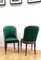 Vintage Italian Wood & Upholstered Chairs with Curved Back, Set of 2, Image 4