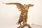 Skulptur Konsolentisch aus Messing mit Adler-Motiv von Christian Techoueyres für Maison Jansen, 1980er 3