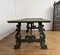 Italian Baroque Style Lyre-Shaped Leg Trestle Farm Dining Table, Image 6