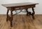 18th Century Baroque Solid Walnut Lyre-Leg Trestle Refectory Desk Writing Table 2
