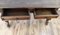 Barockes Schulregal aus massivem Nussholz Lyronengestell mit Barschrank aus 18. Jh 8