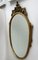 Italian Ornate Carved Giltwood Oval Wall Mirror, 1960s, Image 6