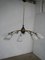 Italian Brass-Plated Metal Ceiling Lamp, 1940s, Image 1