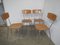 Sedie da pranzo in formica, Italia, anni '60, set di 4, Immagine 2