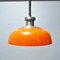 Orangefarbene KD7 Deckenlampe von Achille Castiglioni für Kartell, 1950er 3