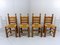 Dining Chairs in the Style of Charles Dudouyt, 1960s, Set of 4 2