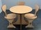 Juego de mesa de comedor y sillas de palisandro laminado y contrachapado de Pedini Fano, años 60. Juego de 5, Imagen 5