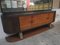 Italian 6-Door Sideboard with Mirror in the Style of Paolo Buffa, 1940s, Set of 2 6