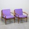 Fauteuil en Teck par Arne Vodder pour Glostrup, Danemark, 1960s 4