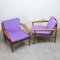 Fauteuil en Teck par Arne Vodder pour Glostrup, Danemark, 1960s 2