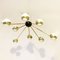 Large Vintage Gold Ceiling Lamp, 1980s, Image 1