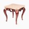 Red Metallic Leaf and Pink Marble Coffee Table from Lam Lee Group, 1990s, Image 1