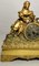 Reloj de repisa francés estilo Louis XVI de bronce dorado, Imagen 3