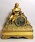 Reloj de repisa francés estilo Louis XVI de bronce dorado, Imagen 1