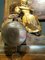 Französische Kaminsimsuhr im Louis XVI Stil aus Vergoldeter Bronze 14