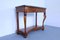 Antique French Empire Style Walnut Console Table with Marble Top 5