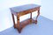 Table Console Antique Style Empire en Noyer avec Plateau en Marbre, France 7