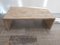 Vintage Rough Travertine Coffee Table in the Style of Up & Up 1