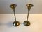 Mid-Century Danish Brass Candlesticks from Hyslop, 1960s, Set of 2 4