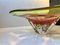 Pink and Green Murano Centerpiece Bowl by Archimede Seguso, 1950s 3