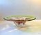 Pink and Green Murano Centerpiece Bowl by Archimede Seguso, 1950s 6