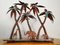 Vintage Sculpture of Giraffe Palms and Elephants 1