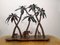 Vintage Sculpture of Giraffe Palms and Elephants, Image 5