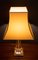 Les Arcades Acrylic Glass Gold-Plated Brass Table Lamp 6